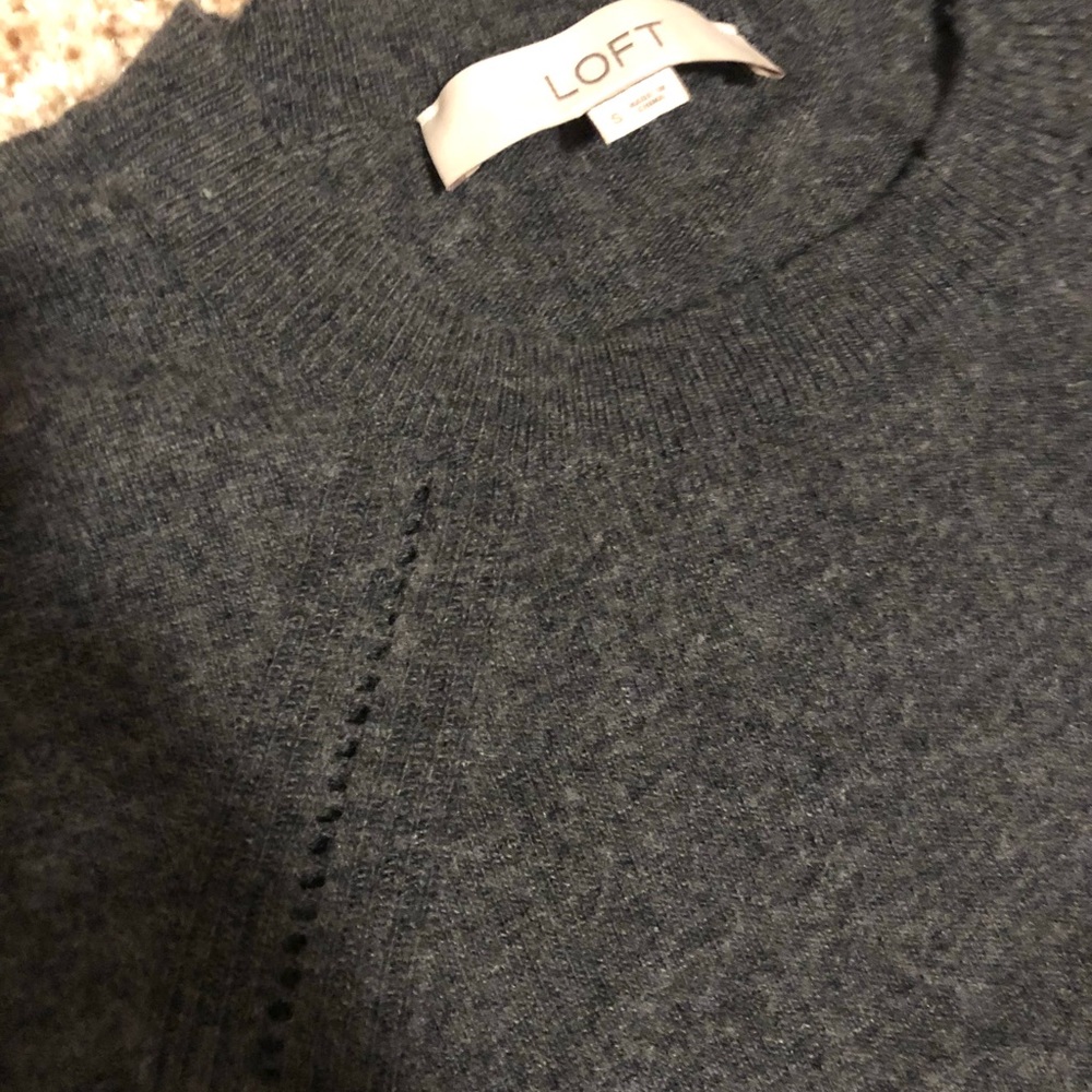 Loft gray sweater - S